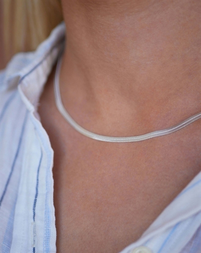 Enamel Copenhagen - Caroline Halskæde - Sølvfarvet